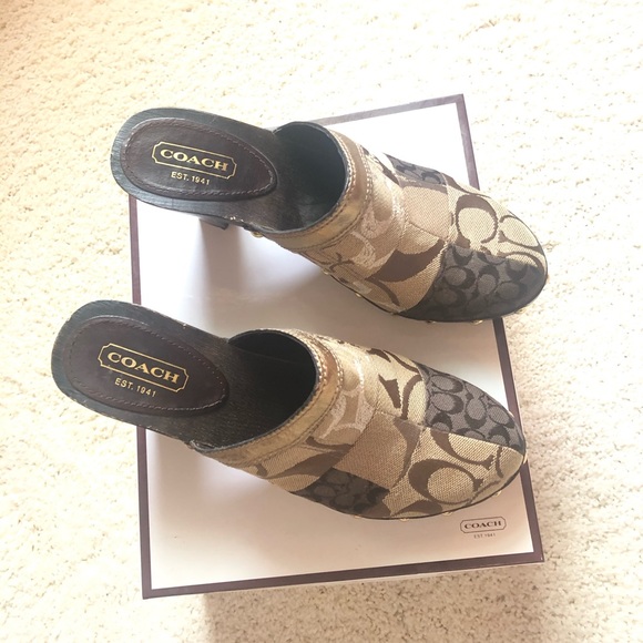 Coach Catarina Patchwork clog/mule size 7.5 - Picture 2 of 7